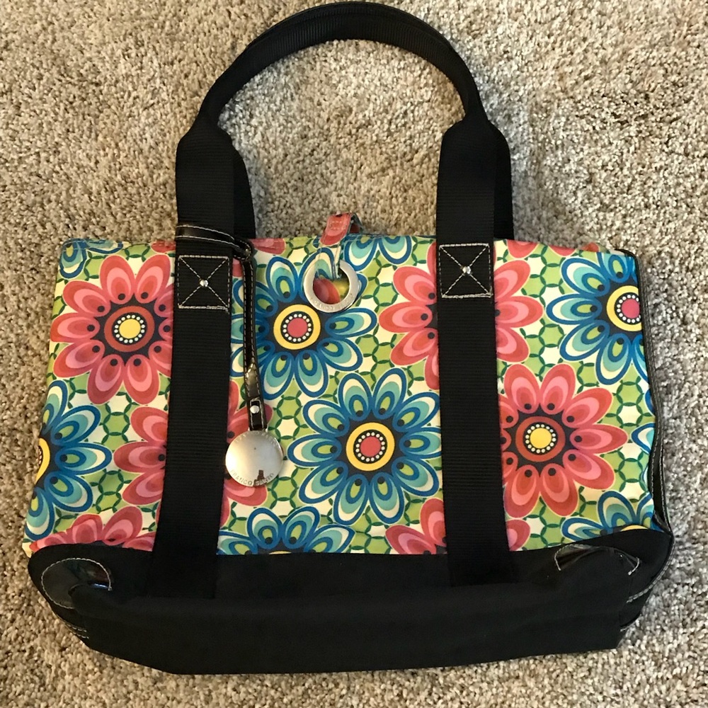 NWOT Franco Sarto Floral Tote Purse Satchel